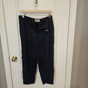 Everlane Put Together Pleated Pants, Navy Size 2